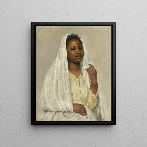 Franz Xaver Kosler - African Beauty In White.webp