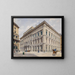 Liechtenstein stadspalats 1903 - Franz Xaver Schleich — inramlat konstverk på väggen