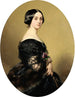 porträtt av baronessan Henri Hottinguer och Caroline Delessert - Franz Xaver Winterhalter — vy av konstverket