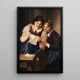 Franz von Defregger - Der Liebesbrief.webp