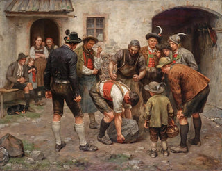 Franz von Defregger - Die Kraftprobe.webp