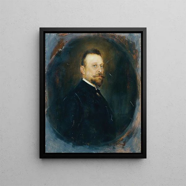 Le membre du Reichsrat, le Dr. Joseph Maria Baernreither - Franz von Lenbach — inramlat konstverk på väggen