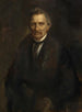 Gottfried Semper arkitekt - Franz von Lenbach — vy av konstverket