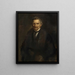 Gottfried Semper arkitekt - Franz von Lenbach — inramlat konstverk på väggen