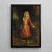 Marion Lenbach 1892-1947 dotter av konstnären - Franz von Lenbach — inramlat konstverk på väggen