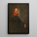 Portrait de Helmut comte von Moltke - Franz von Lenbach — inramlat konstverk på väggen