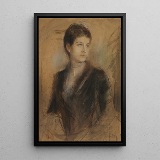 Franz von Lenbach - Portrt einer jungen Frau.webp