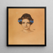 Portrait de la fille Mary - Franz von Stuck — inramlat konstverk på väggen