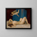 Danaé och guldregnet - Franz von Stuck — inramlat konstverk på väggen