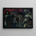 Helvetet - Franz von Stuck — inramlat konstverk på väggen
