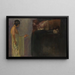 Œdipe löser gåtan om Sfinxen - Franz von Stuck — inramlat konstverk på väggen