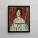 Olga Lindpaintner - Franz von Stuck — inramlat konstverk på väggen