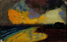 Studie för solnedgång över havet - Franz von Stuck — vy av konstverket