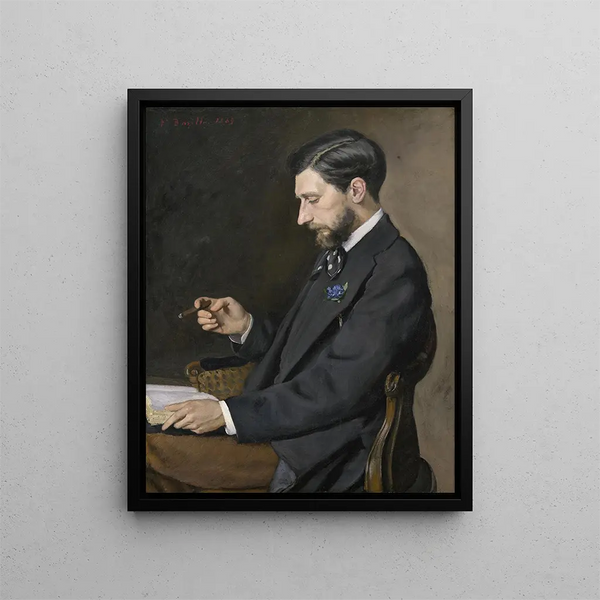 Edmond Maître - Frédéric Bazille — inramlat konstverk på väggen