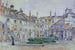 innergården vid Abbey-aux-Bois, 16 rue de Sèvres 1906, 7:e arrondissement - Frédéric Houbron — vy av konstverket