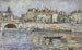 Le quai de l'Hôtel de Ville et le pont Louis-Philippe - Frédéric Houbron — vy av konstverket