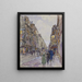 Rue de Bretagne 1908 3:e arrondissement - Frédéric Houbron — inramlat konstverk på väggen