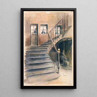 Frdric Lon - Escalier de la maison habite par Honor de Balzac.webp