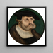 Frédéric le Sage, elektör av Sachsen - Lucas Cranach den äldre — inramlat konstverk på väggen