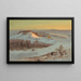 Vallée de l'Hudson New York en hiver - Frederic Edwin Church — inramlat konstverk på väggen