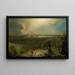 Jerusalem från Olivberget - Frederic Edwin Church — inramlat konstverk på väggen