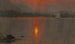 Solnedgång vid sjön Millinocket - Frederic Edwin Church — vy av konstverket