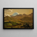 Mont Chimborazo, Ecuador - Frederic Edwin Church — inramlat konstverk på väggen