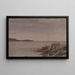 Île de Mount Desert, côte du Maine - Frederic Edwin Church — inramlat konstverk på väggen