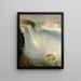 Les Chutes du Niagara du côté américain - Frederic Edwin Church — inramlat konstverk på väggen