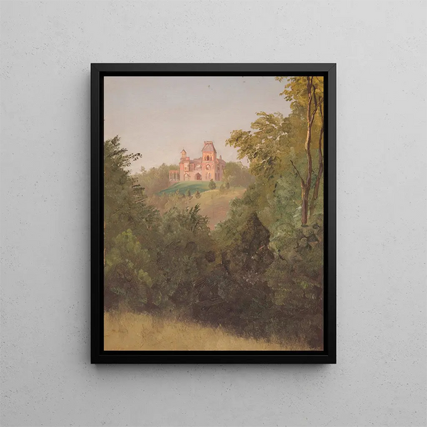 Olana i sydväst - Frederic Edwin Church — inramlat konstverk på väggen