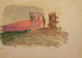 Snabbskiss av templet i Korint - Frederic Edwin Church — vy av konstverket