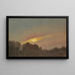 Solnedgång - Frederic Edwin Church — inramlat konstverk på väggen