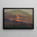 Solnedgång över Catskills - Frederic Edwin Church — inramlat konstverk på väggen
