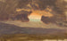 solnedgång över kala kullar - Frederic Edwin Church — vy av konstverket