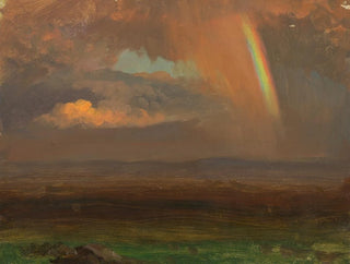 Frederic Edwin Church - Sunset over broad landscape.webp