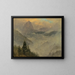 Le Hochkalter nära Berchtesgaden - Frederic Edwin Church — inramlat konstverk på väggen