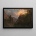 klostret San Pedro Notre-Dame des Neiges - Frederic Edwin Church — inramlat konstverk på väggen