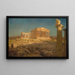 Le Parthénon - Frederic Edwin Church — inramlat konstverk på väggen