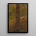 Tronc d'arbre - Frederic Edwin Church — inramlat konstverk på väggen