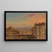 Vue de Rome - Frederic Edwin Church — inramlat konstverk på väggen