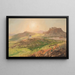 Vue de l'Acropole d'Athènes - Frederic Edwin Church — inramlat konstverk på väggen
