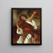 Bacchante - Frederic Leighton — inramlat konstverk på väggen
