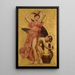 Érato - Frederic Leighton — inramlat konstverk på väggen