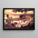 Idylle - Frederic Leighton — inramlat konstverk på väggen