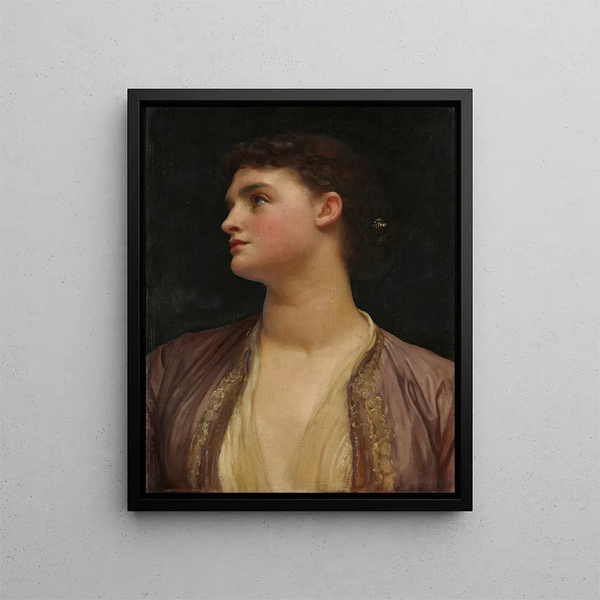Lucie - Frederic Leighton — inramlat konstverk på väggen