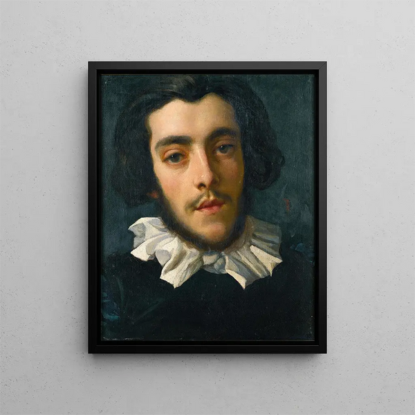 porträtt av Charles Édouard Perugini - Frederic Leighton — inramlat konstverk på väggen