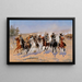 En jakt på trä - Frederic Remington — inramlat konstverk på väggen