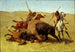 La chasse au bison - Frederic Remington — vy av konstverket