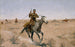 Le vol - Frederic Remington — vy av konstverket