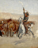 Le Round-Up - Frederic Remington — vy av konstverket